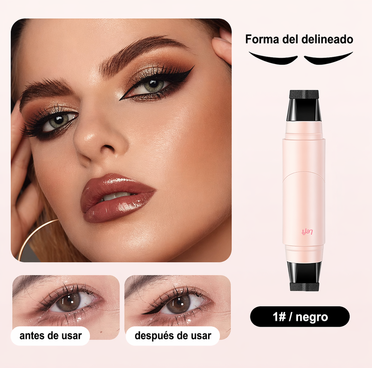 2x1 Delineador Cat Eye