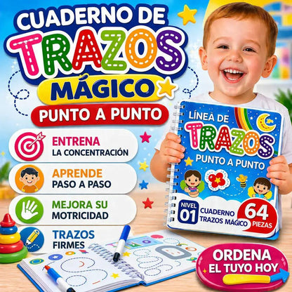 📚✨ Cuaderno de Trazos Mágicos ✏️♻️