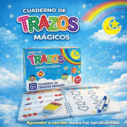 📚✨ Cuaderno de Trazos Mágicos ✏️♻️