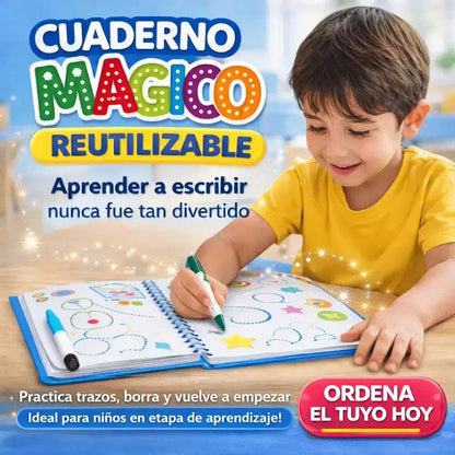 📚✨ Cuaderno de Trazos Mágicos ✏️♻️